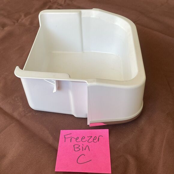 FRIGIDAIRE Side-By-Side Refrigerator White Door Freezer Replace Bin #2153905 C - Picture 2 of 12